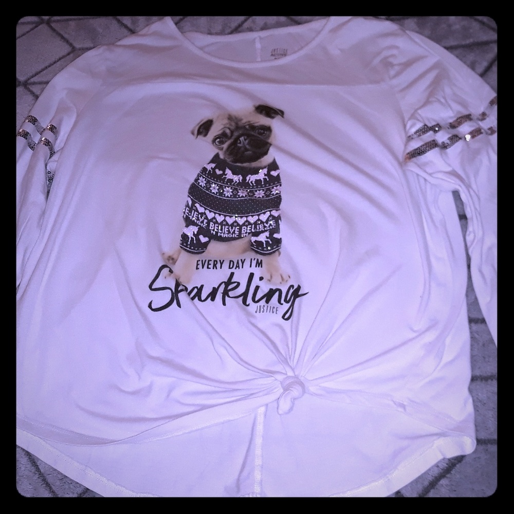 Plus size justice shirt